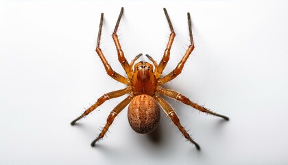 spider on white background