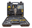 © Mariakray - Toolbox set of tools include hammer wrench bit driver pliers hex key bush level hex key