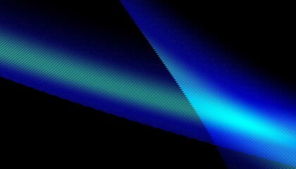 Poster - beautiful abstract wave technology black background with blue light digital effect corporate concept