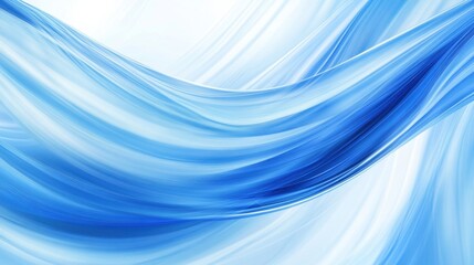 Poster - Abstract blue lines ripple across a tech-inspired background, offering a vibrant visual ideal for presentations or digital design concepts that emphasize innovation and creativity.