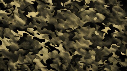 Poster - camouflage hunting style dirty khaki background