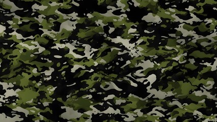 Sticker - camouflage hunting style dirty khaki background