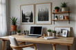 © Amila Vector - Scandinavian-Inspired Home Office Sleek Design and Minimalist Aesthetic