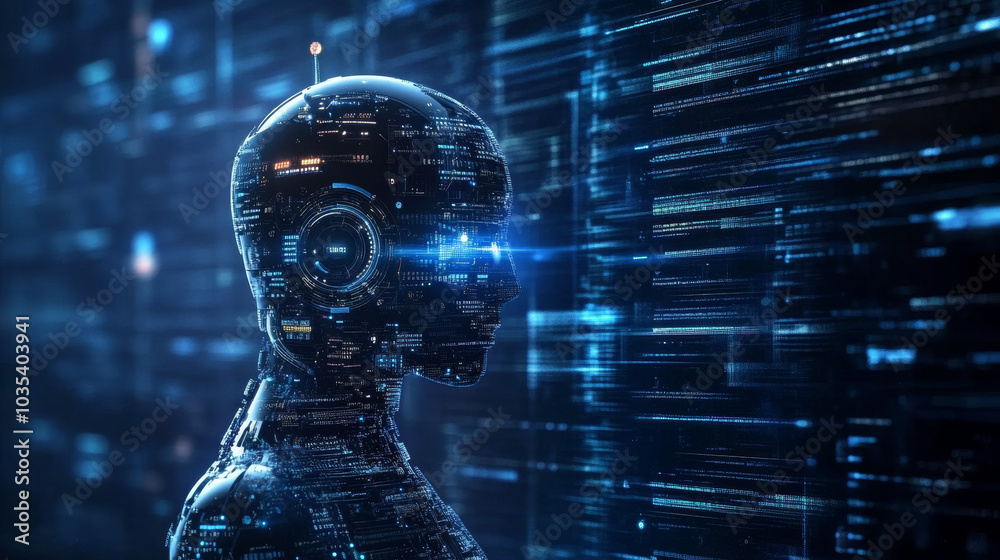 A landing page design for artificial intelligence and machine learning ...