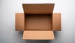 © Wonderful Life  - an empty cardboard box view from above