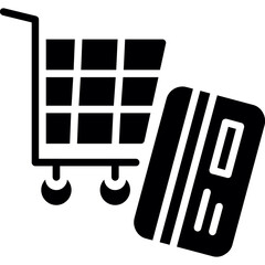 Canvas Print - Shopping Cart Icon