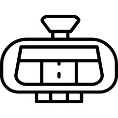 Sticker - Rearview Icon