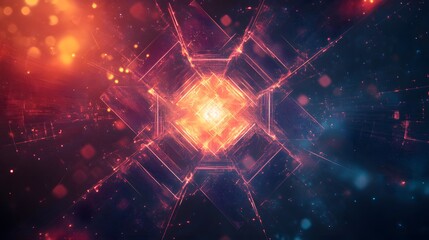 Abstract Background Science Technology. 