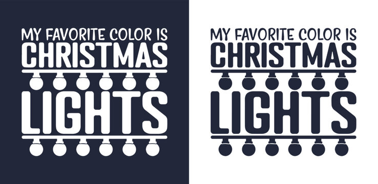 Merry Christmas vector typography t-shirt design

