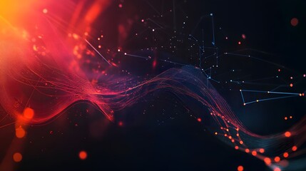 Abstract Background Science Technology. 
