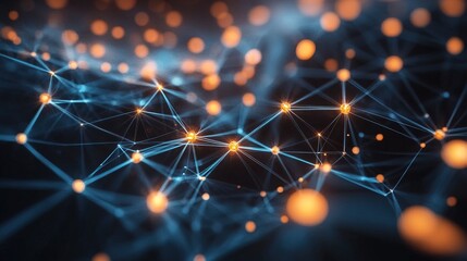 Abstract futuristic technology background lines network 