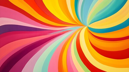 Poster - Abstract Colorful Swirling Background Design with Vivid Hues