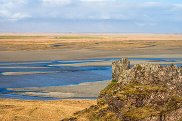 Wall Mural - nature sceneries in the surroundings of the village of Hofn, Iceland