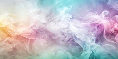 abstract background with soft pastel color and white smoke like shape