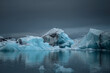 © Travel 'n' Lifestyle - View of Jokulsarlon glacier lagoon with majestic icebergs and serene reflections, Vatnajokull National Park, Iceland.