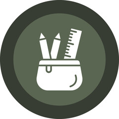 Poster - Pencil Case Icon Design