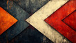 © Jeronimo Ramos - Dark grunge pattern on old futuristic wallpaper backdrop generated by AI