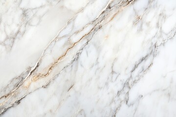 Poster - Detailed close-up of marble stone surface featuring soft streaks of white and light gray tones, capturing a modern and clean texture for design purposes