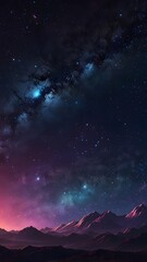 Wall Mural - celestial night: beautiful backgrounds of the milky way galaxy