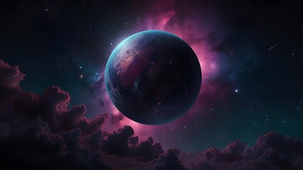 Wall Mural - stellar clusters: beautiful illustrations of outer space and galaxies