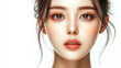 © Hanna - Beautiful face of a young Korean girl with clear skin