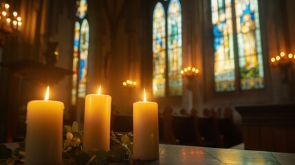 Candles in Church