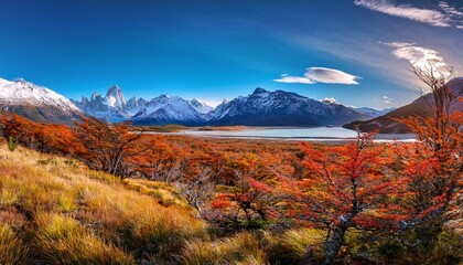 Sticker - autumn in the mountains