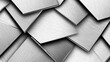 © Pricha.RT - Abstract silver diagonal patterns with sharp edges and gradients, providing a sleek and professional look for corporate themes.