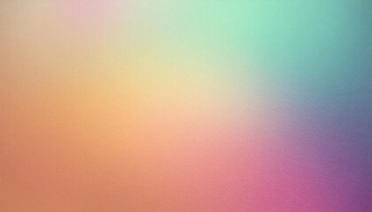 Aufkleber - Serene Pastel Gradient Texture with Soft Transitions from Warm Peach and Coral to Cool Aqua and Mint Green, Perfect for Backgrounds in Digital Projects, Marketing Materials, or Elegant Minimalist Web 