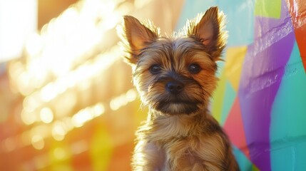 Canvas Print - Puppy Portrait.