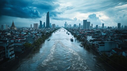 Poster - Climate adaptation strategies designed to mitigate the effects of climate-related disasters, focusing on infrastructure resilience and ecosystem protection