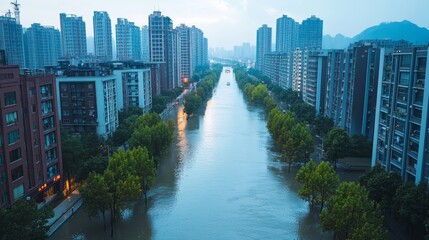 Poster - Climate resilience in urban planning, integrating green infrastructure and sustainable practices to withstand extreme weather events