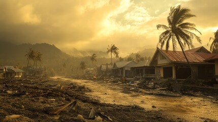 Poster - Environmental vulnerability to storms, emphasizing the need for targeted climate adaptation measures to protect at-risk ecosystems and human populations