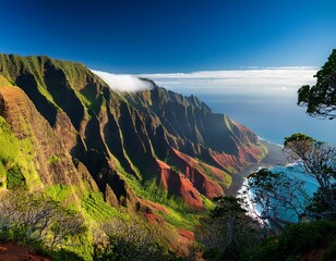 na pali coast kauai island hawaii usa