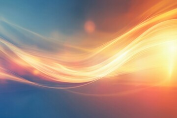 Poster - Simple illuminated design on neutral canvas