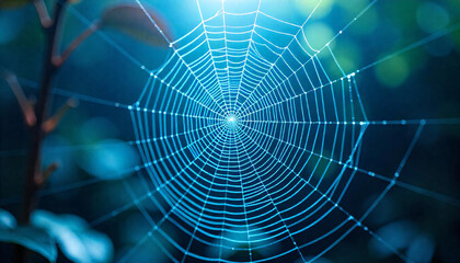 Spider web background