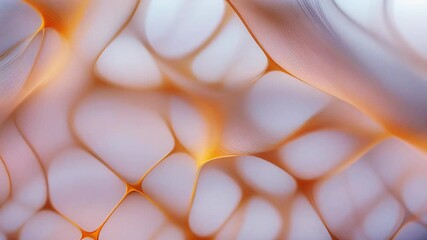 abstract cell structure, seamless looping