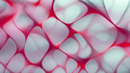 abstract cell structure, seamless looping