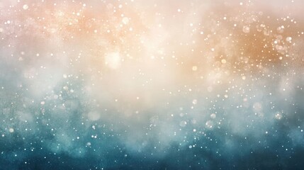 Poster - Ethereal glimmering watercolor star studded backdrop