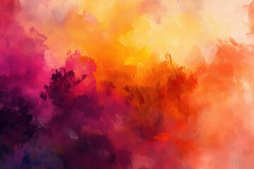 Poster - Modern impressionist style. Wall art print concept. Abstract art imagery. Artisan dry brush canvas background. Oil painting methodology. Innovative design for digital or graphic applications