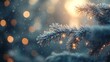 © MdAnontoIslam - Festive Christmas Decorations and Glowing Lights in a Winter Wonderland