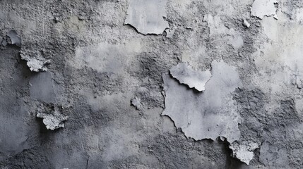 Poster - 3D rendering of a gray cement wall background