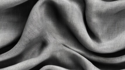 Poster - Gray fabric texture for a background