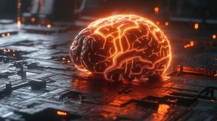 Poster - Converging Circuits of a Glowing Brain