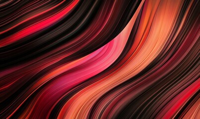 Wall Mural - Black brown red crimson coral peach pink rose abstract background. Dark pale calm dusty shades. Color gradient. Blurred lines, stripes.