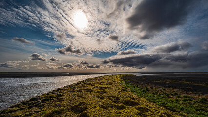 Wall Mural - nature sceneries ai the area surrounding the village of Vik, iceland