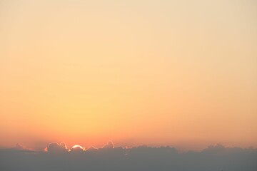 Wall Mural - beautiful view of sky at sunrise in morning