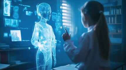 Poster - Holographic Teacher Engaging Students in Future Classroom