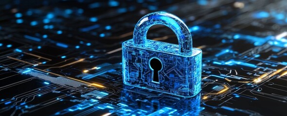 Poster - Information security and data protection concept for business privacy