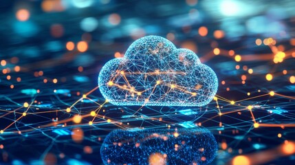 Aufkleber - Technology to process data in the background through circuits and cloud computing